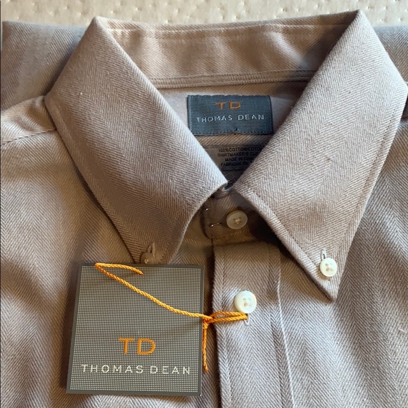 THOMAS DEAN | Button Up Collar Shirt - Picture 8 of 8